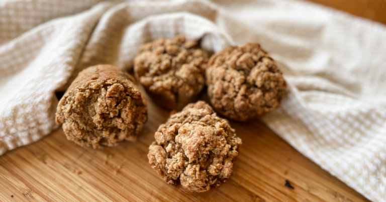 muffins on a cutting board