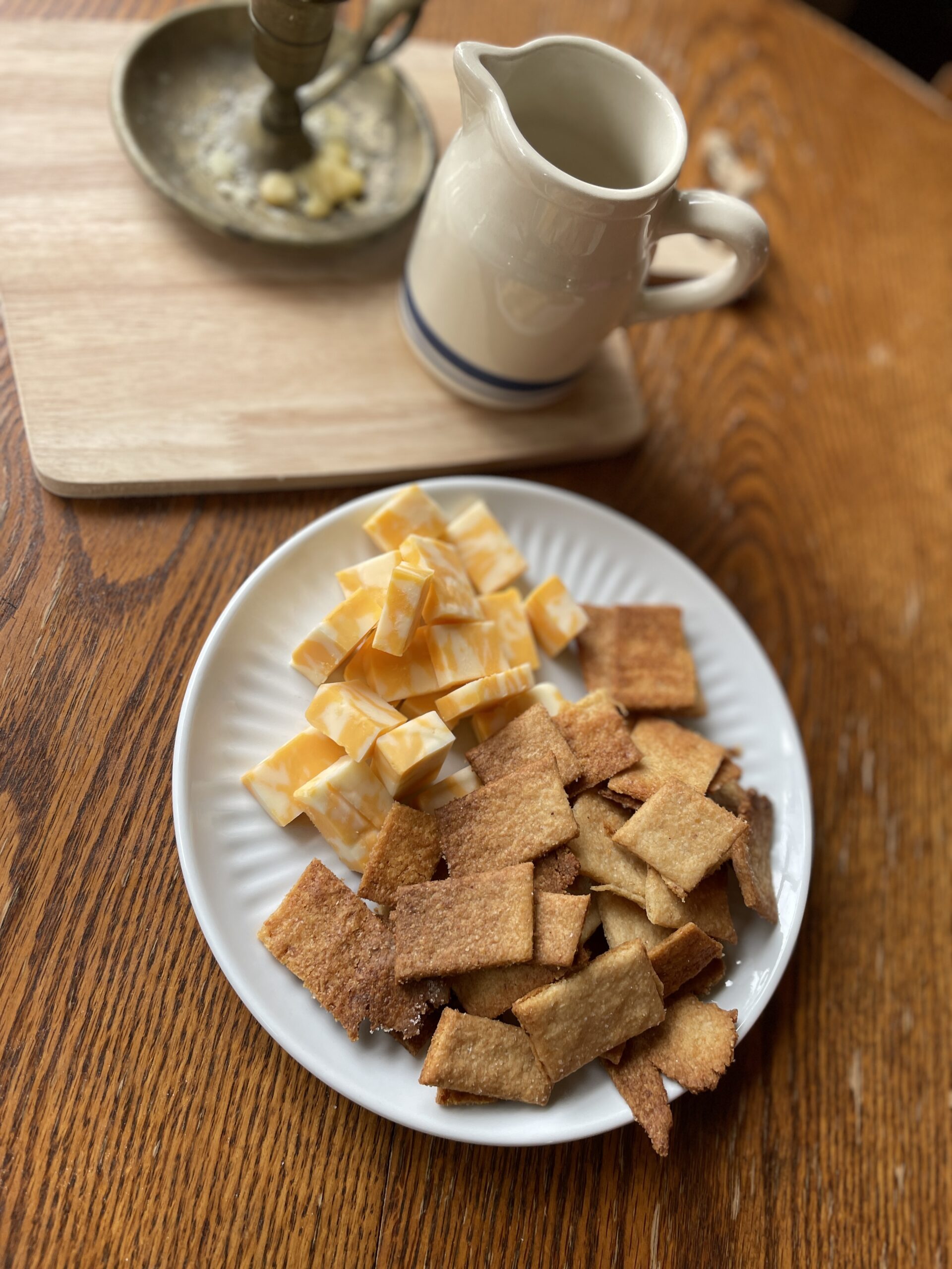 easy sourdough discard crackers